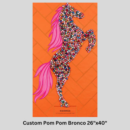 Custom Pom Pom Bronco - Stephen Wilson Studio