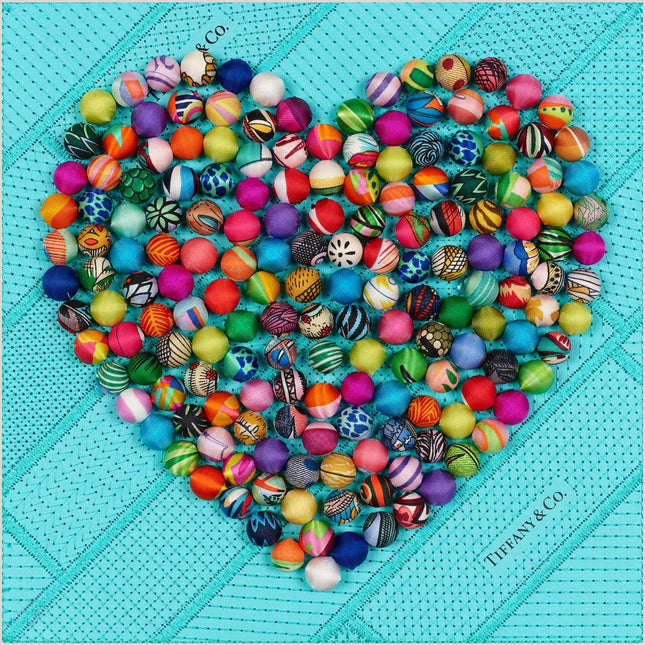 Pom-Pom Heart 12"x12"