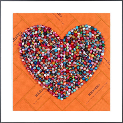 Pom-Pom Heart 26"x26"