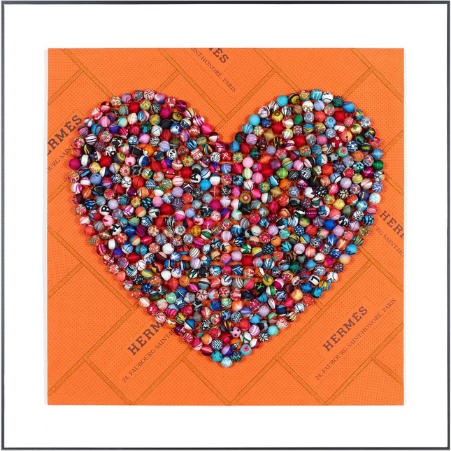 Pom-Pom Heart 26"x26"