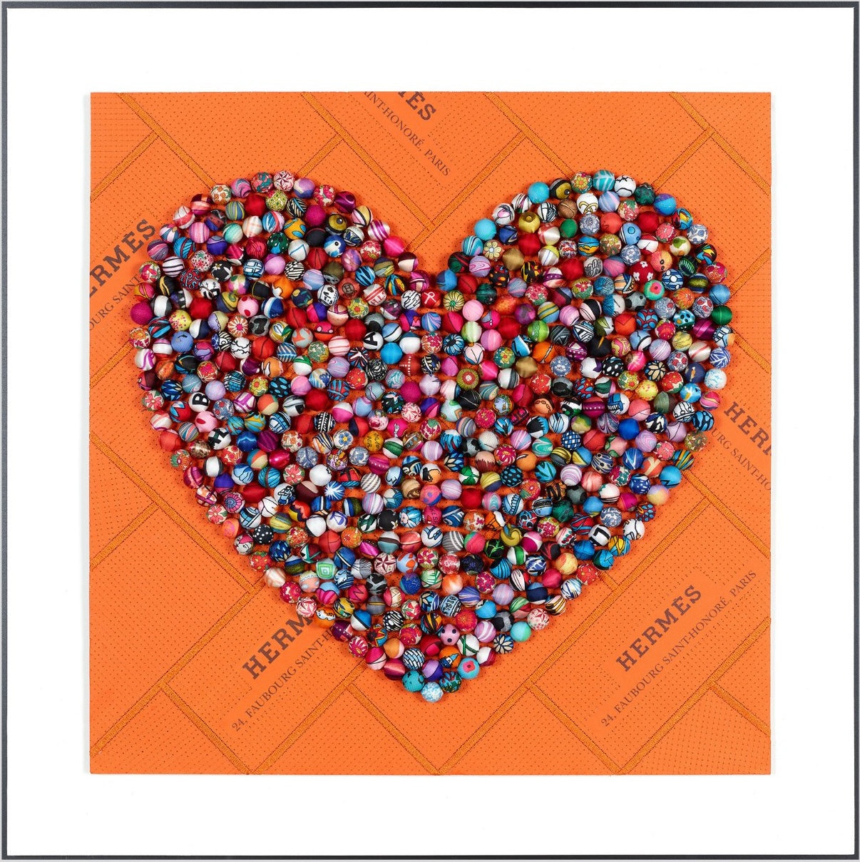 Pom-Pom Heart 26"x26"