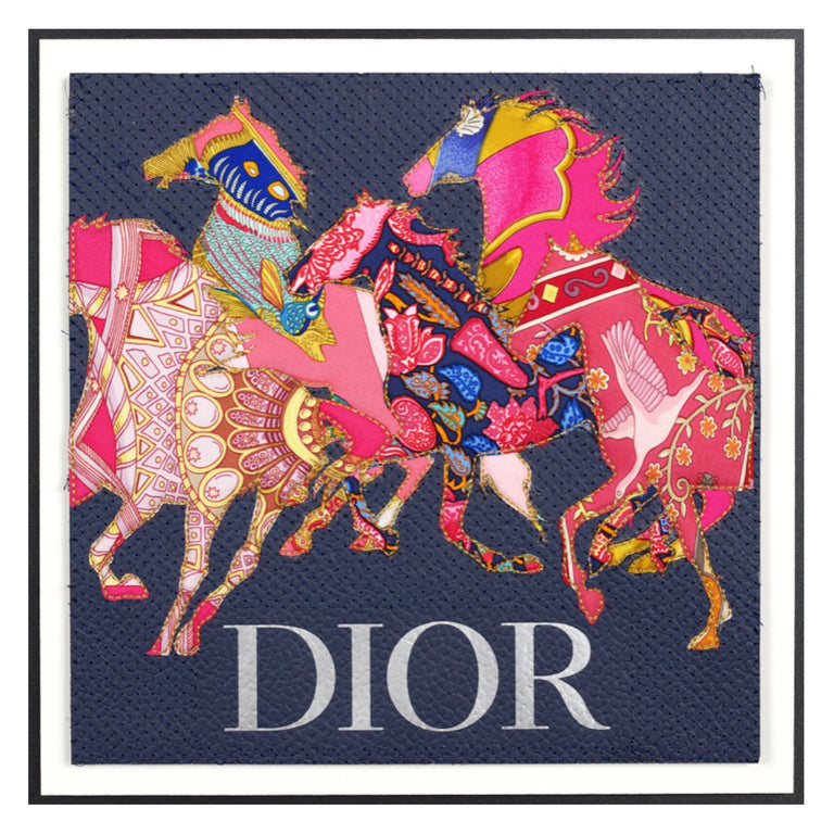 Dior Navy Parade 12"x12" - Stephen Wilson Studio