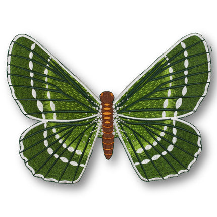 Green Papillon Butterfly 6" through 12" - Stephen Wilson Studio