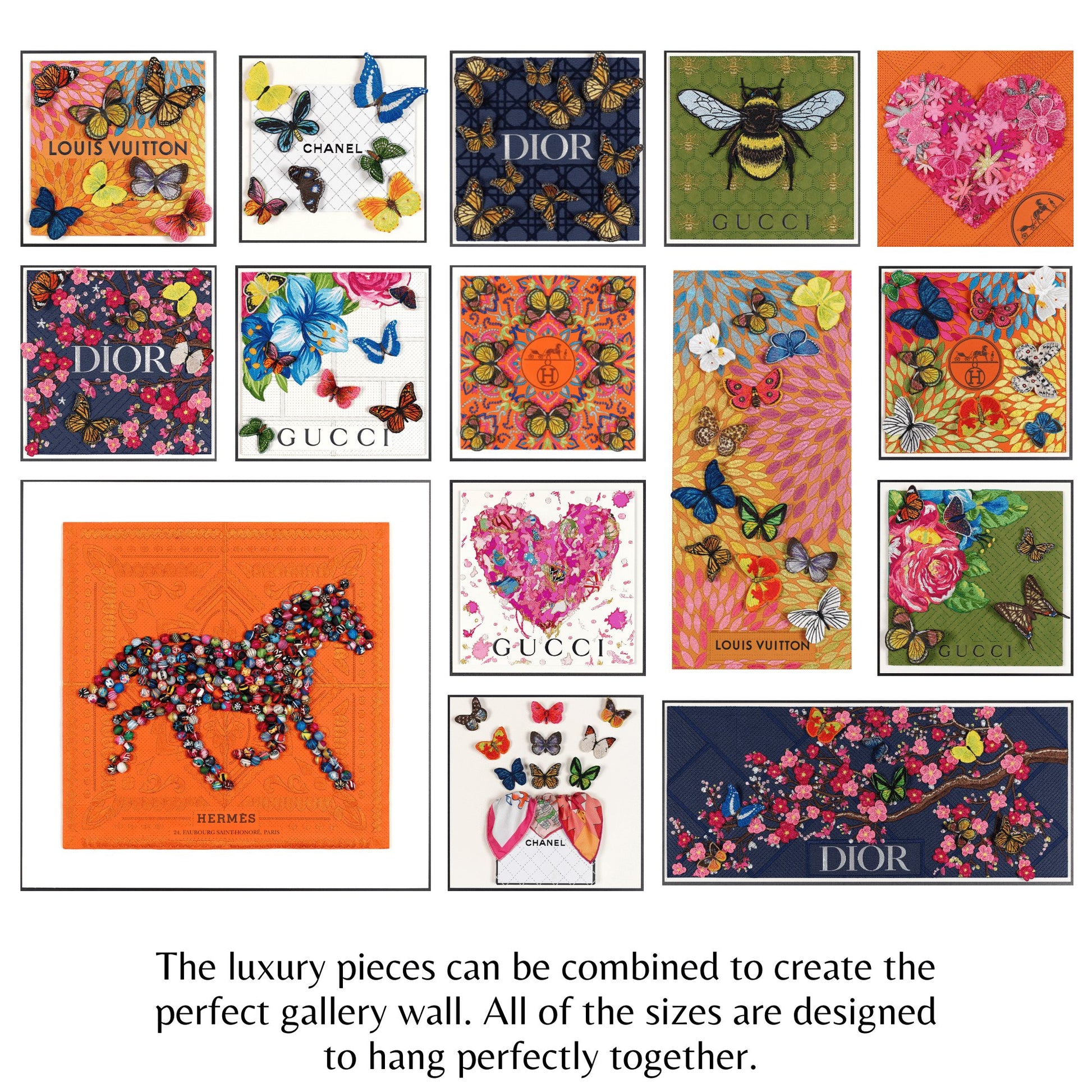 Gucci Green Parade 26"x12" - Stephen Wilson Studio