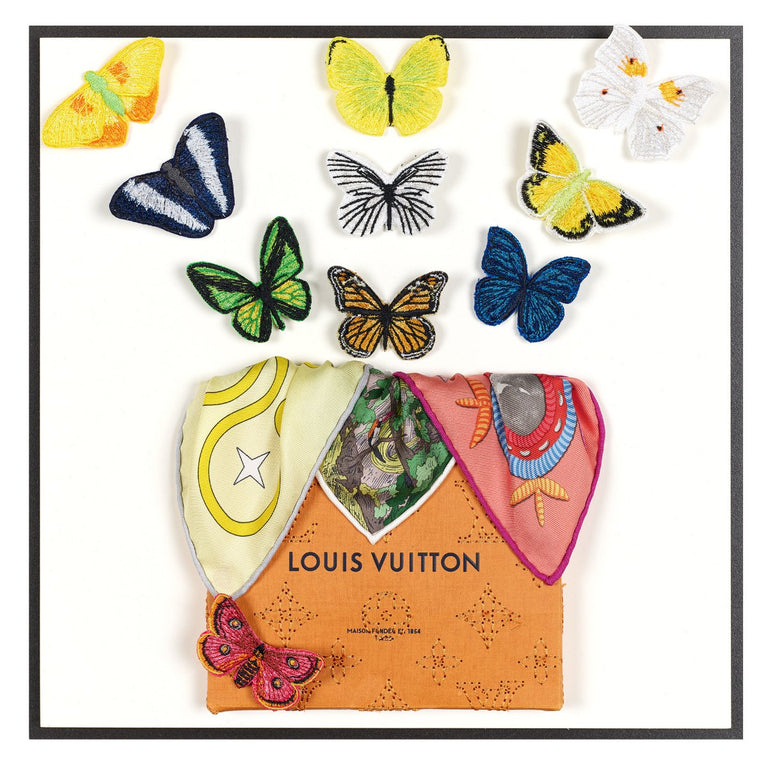 Louis Vuitton Butterfly Surprise 12"x12" - Stephen Wilson Studio
