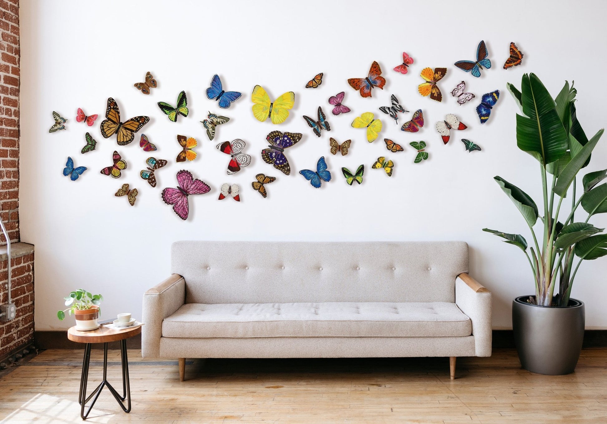 Mix & Match Butterfly Installation - Stephen Wilson Studio