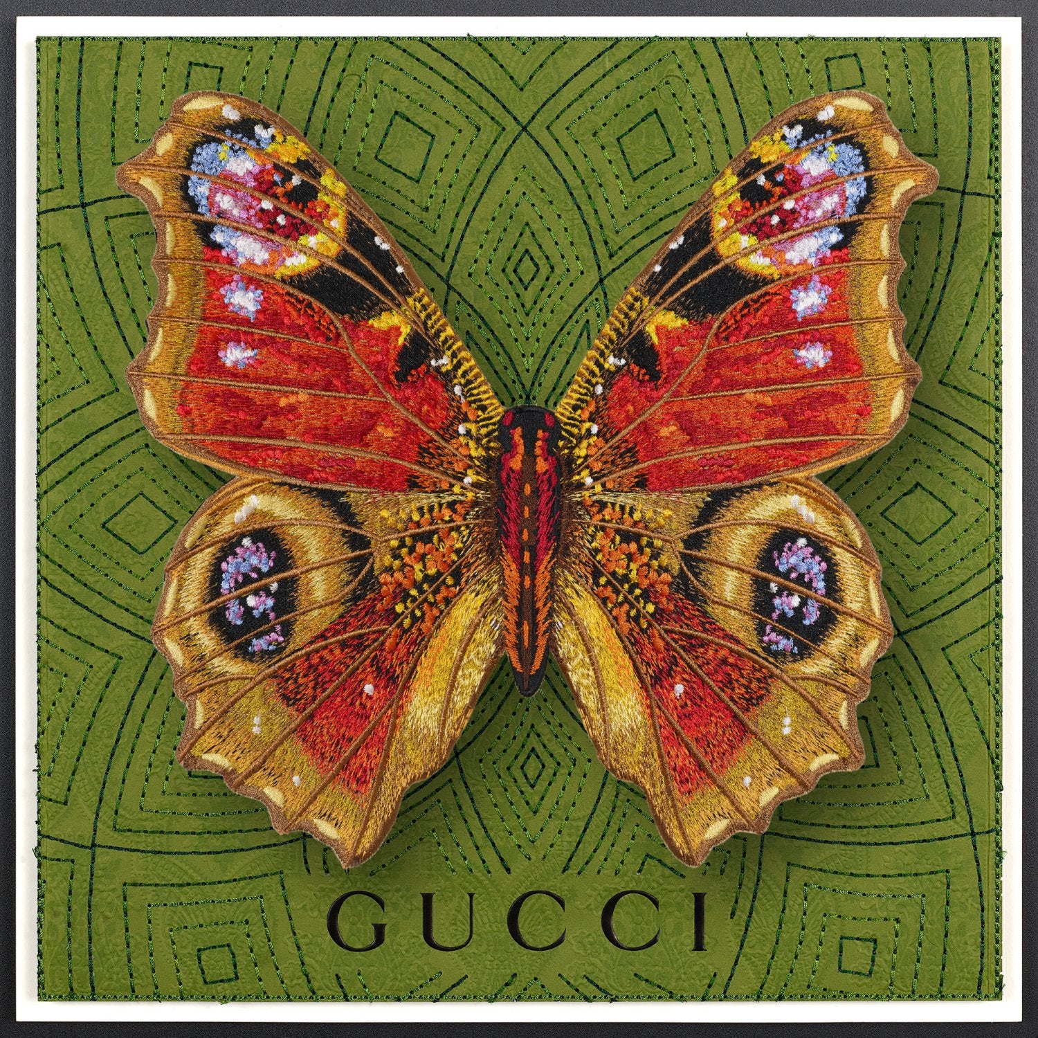 Peacock Butterfly Framed - Stephen Wilson Studio