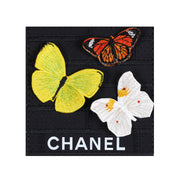 Petite Chanel Black Butterfly Swarm 5”x5” - Stephen Wilson Studio