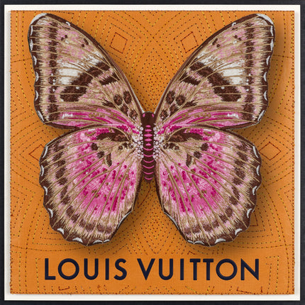 Pink Forrester Butterfly Framed - Stephen Wilson Studio