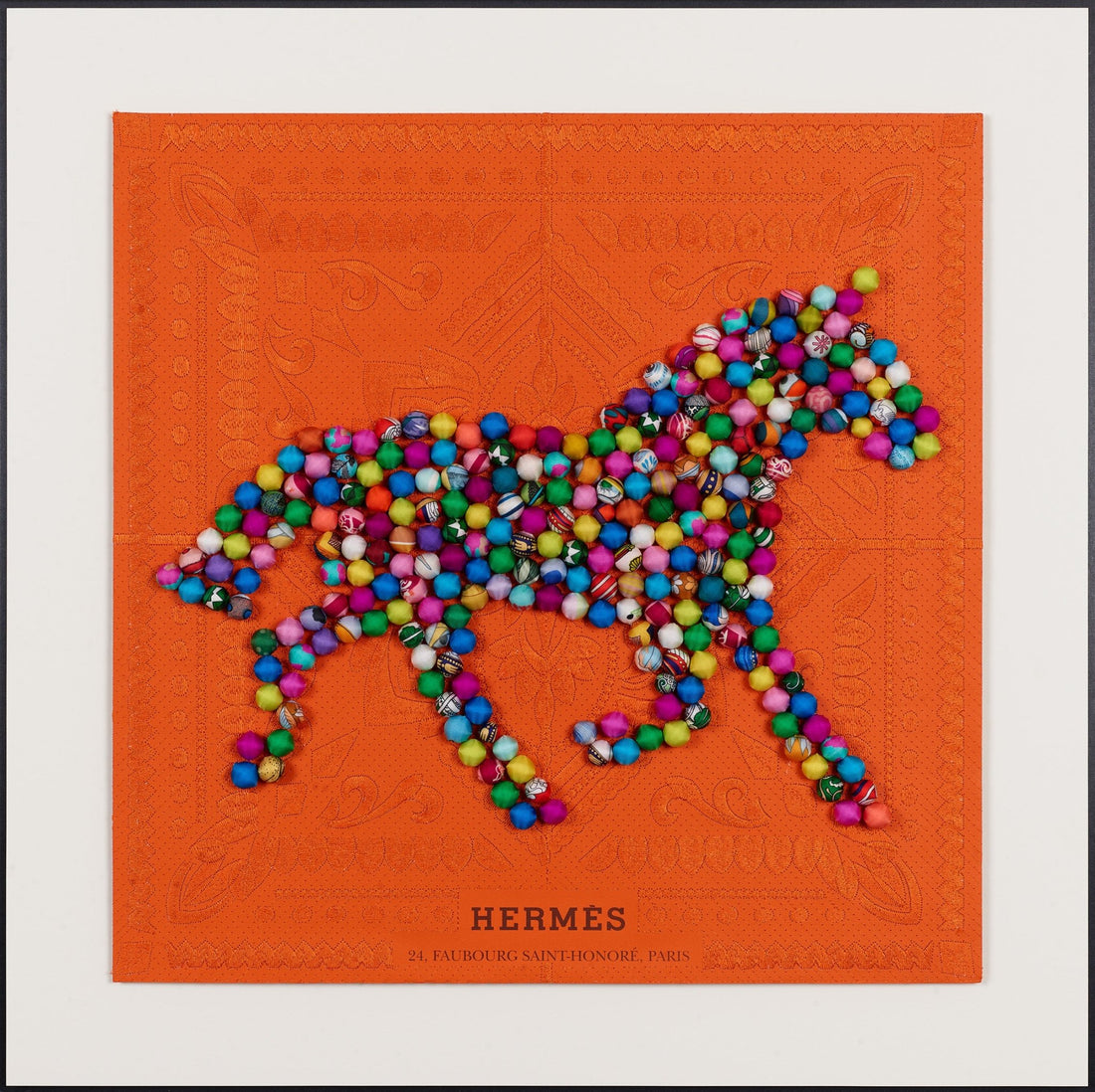 Pom Pom Trot 26"x26" - Stephen Wilson Studio