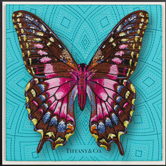Purple Swallowtail Butterfly Framed - Stephen Wilson Studio