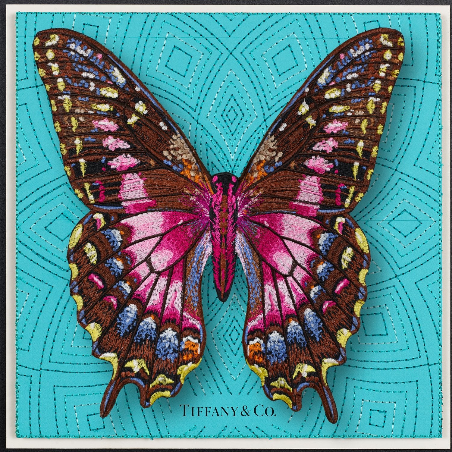 Purple Swallowtail Butterfly Framed - Stephen Wilson Studio