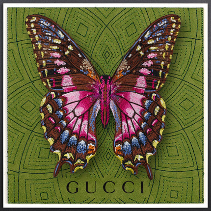 Purple Swallowtail Butterfly Framed - Stephen Wilson Studio