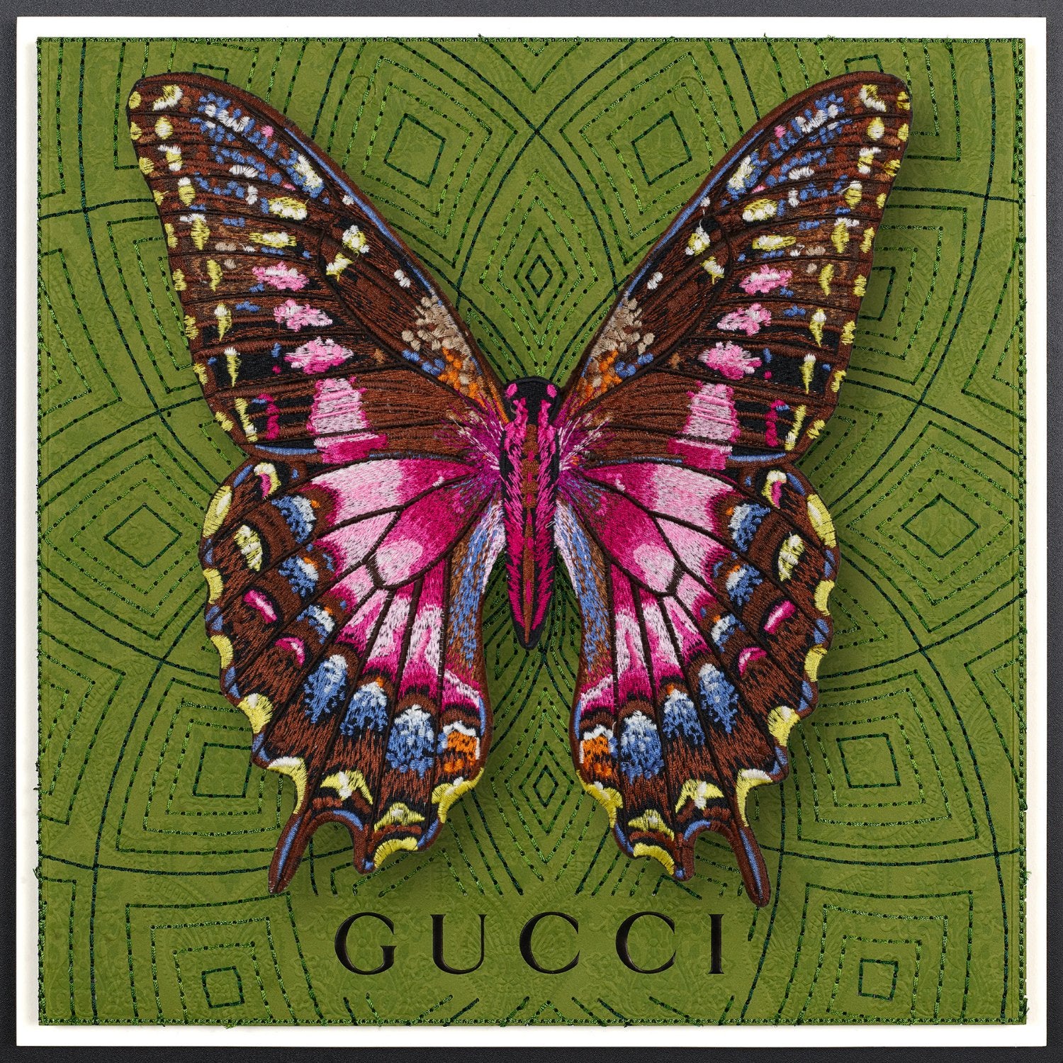 Purple Swallowtail Butterfly Framed - Stephen Wilson Studio