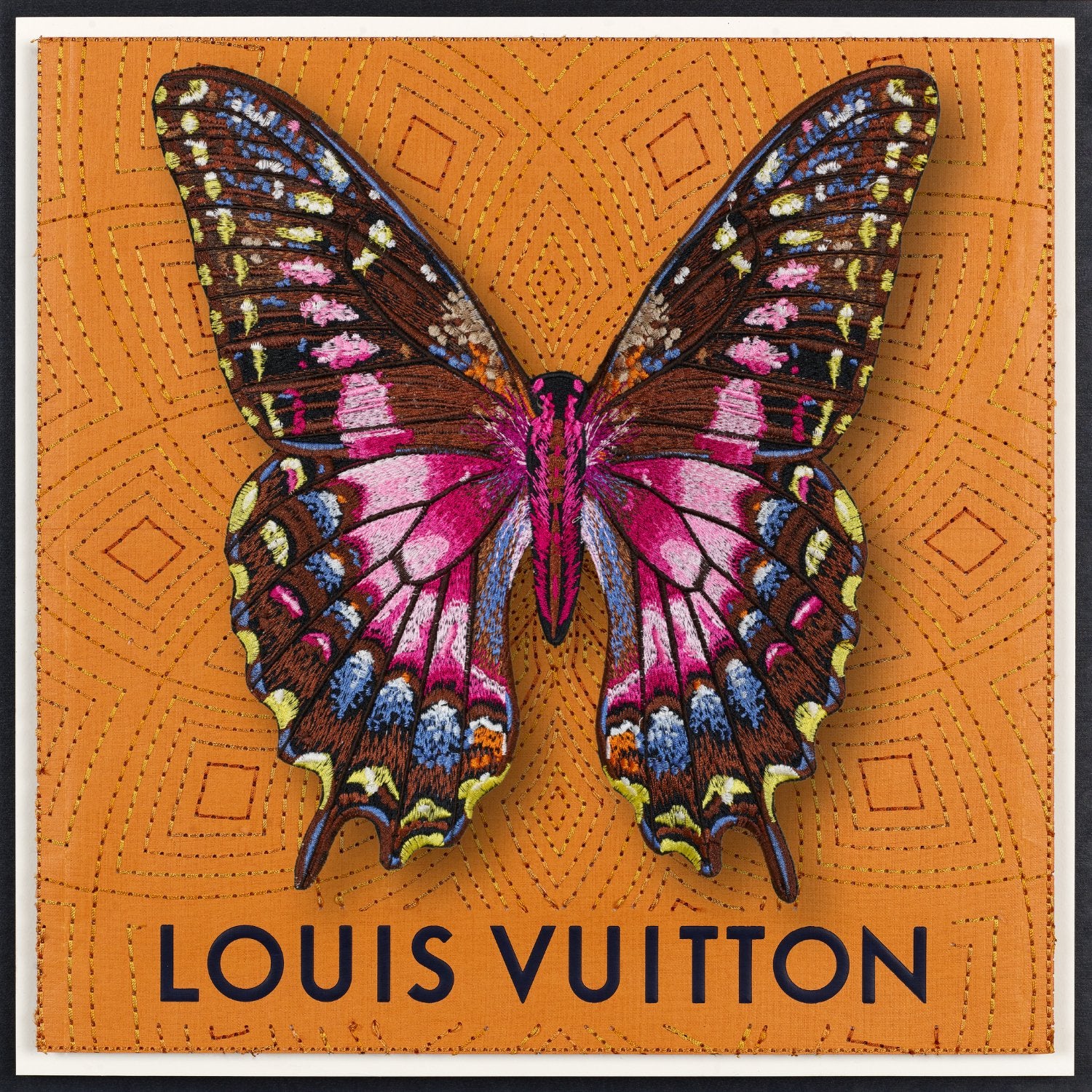 Purple Swallowtail Butterfly Framed - Stephen Wilson Studio