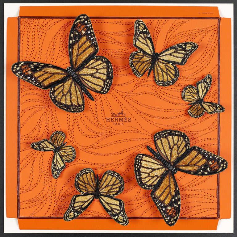 Show 1 Butterfly Swarm 12”x12” - Stephen Wilson Studio
