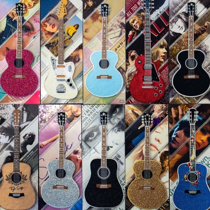 Taylor Swift 1989 Guitar Petite 5"x12" - Stephen Wilson Studio