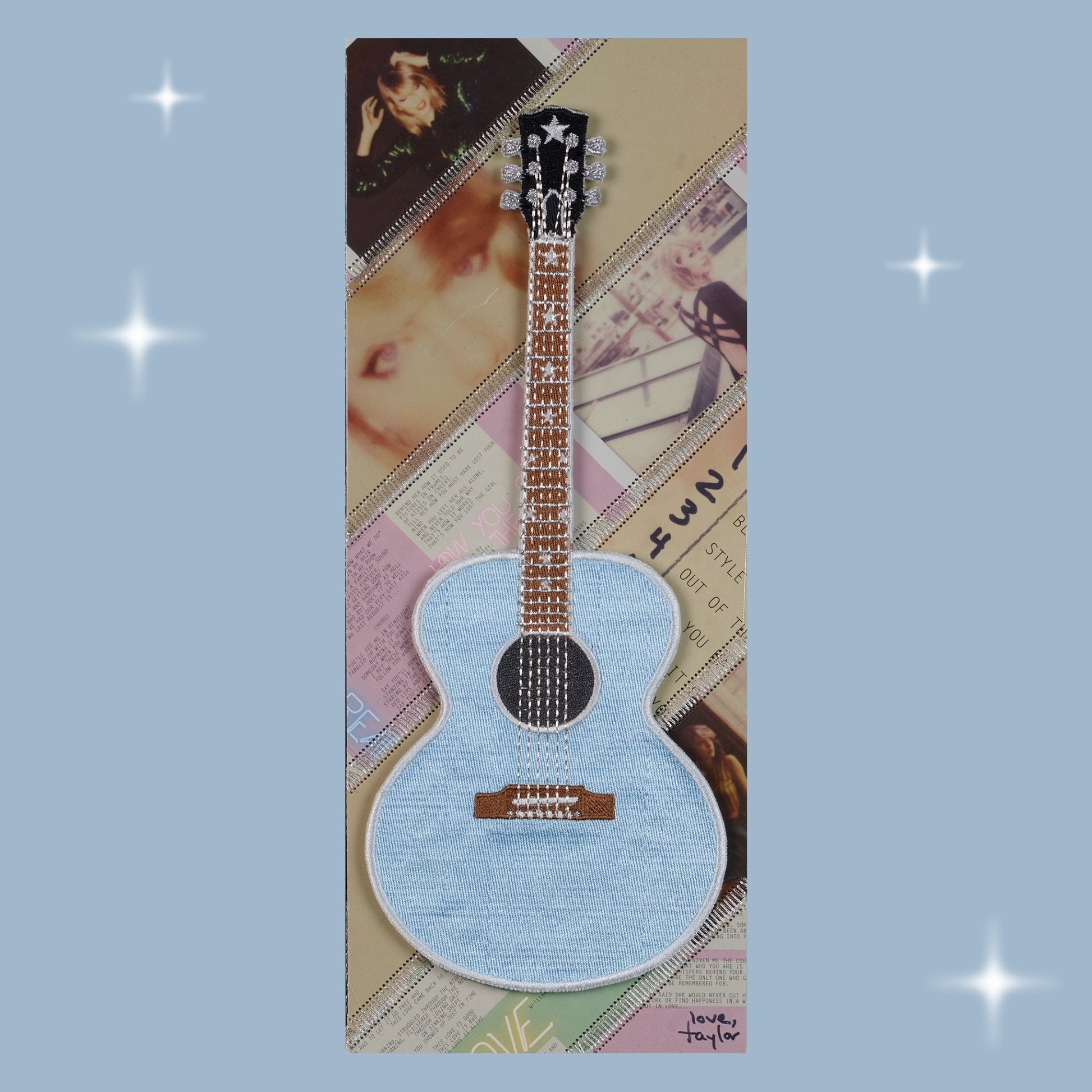 Taylor Swift 1989 Guitar Petite 5"x12" - Stephen Wilson Studio