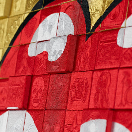 The Rolling Stones, Lips 40x40 Mosaic - Stephen Wilson Studio