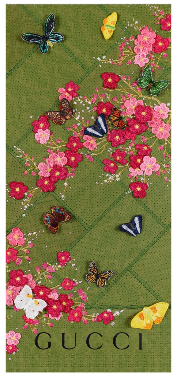 Vertical Cherry Blossom 20x48 - Stephen Wilson Studio