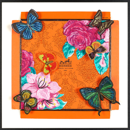 Custom Floral Corner 12x12