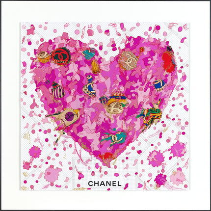 Graffiti Heart 26"x26"