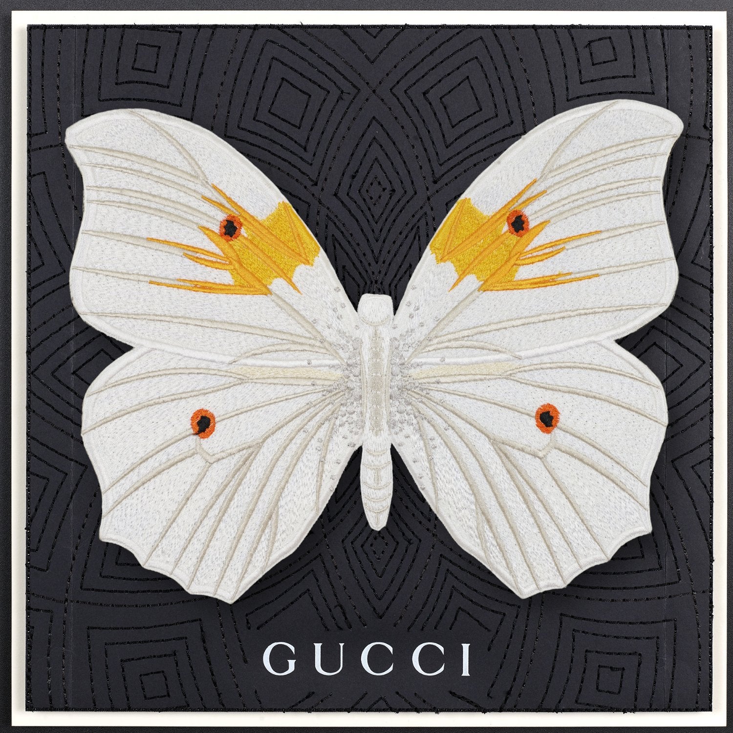 White Angel Butterfly Framed - Stephen Wilson Studio