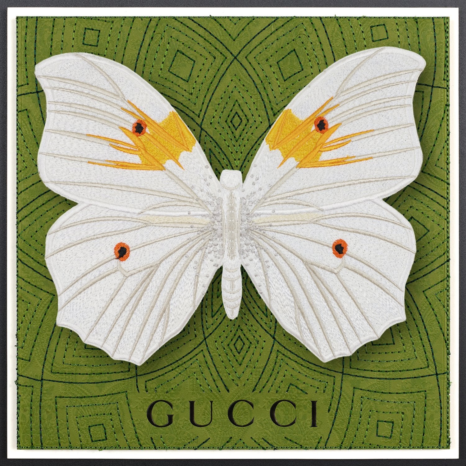 White Angel Butterfly Framed - Stephen Wilson Studio