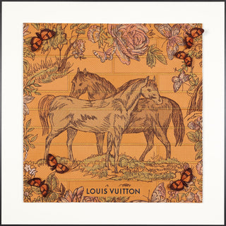 Equestrian Toile 26"x26" - Stephen Wilson Studio