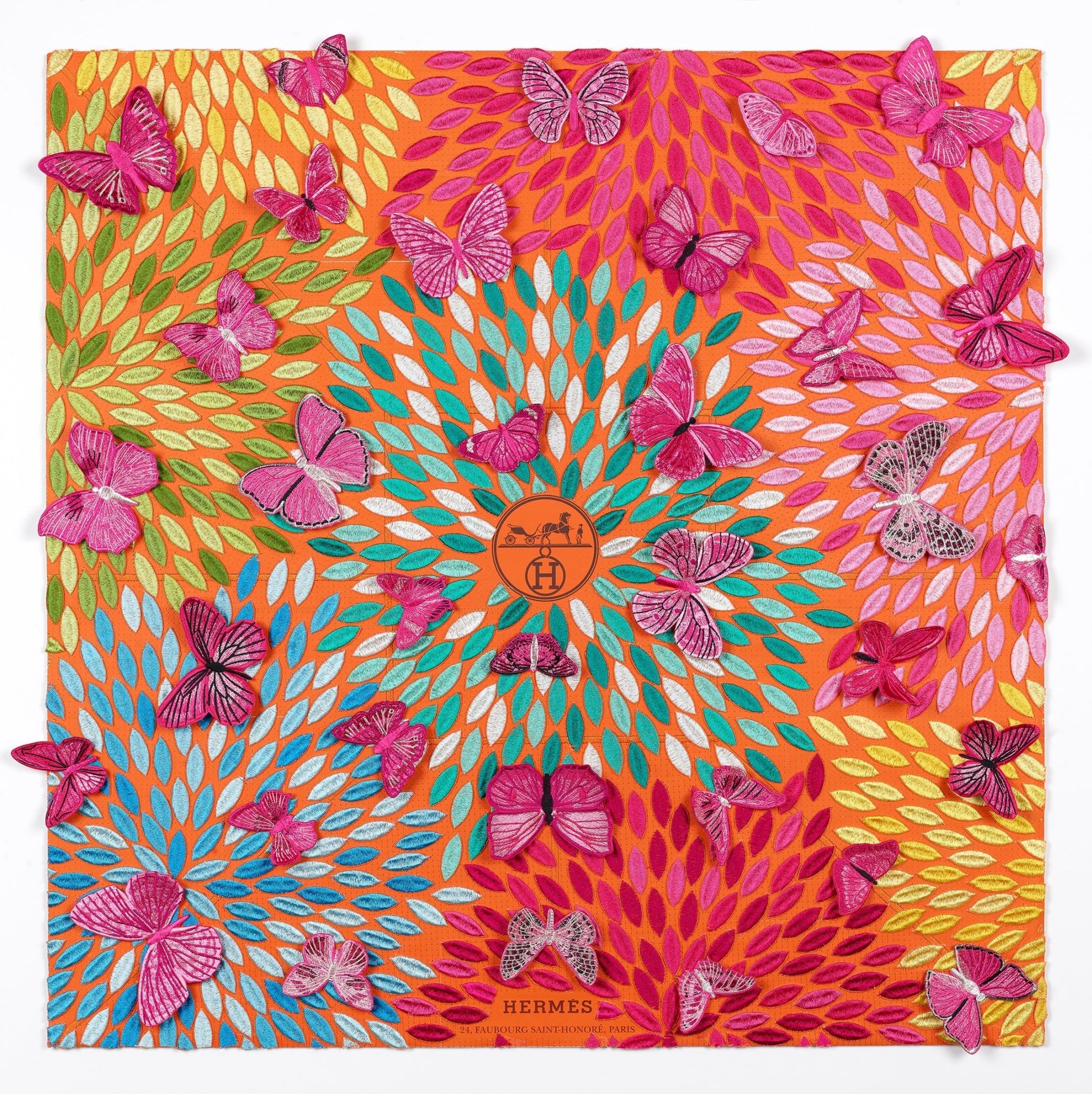 Floral Petals (40x40) - Stephen Wilson Studio