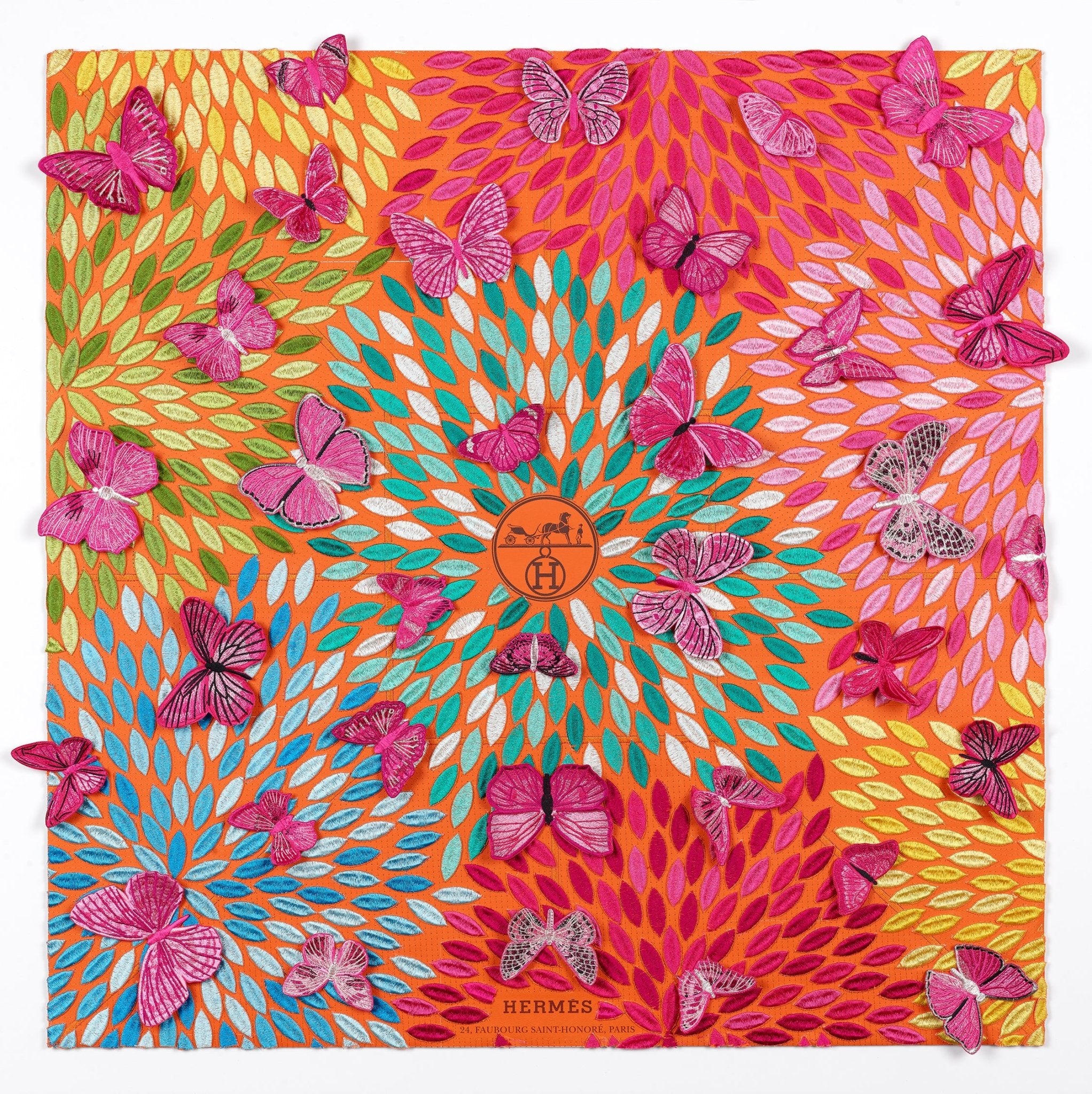 Floral Petals (40x40) - Stephen Wilson Studio