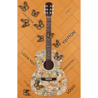 Gypsy Guitar 26"x40" - Stephen Wilson Studio