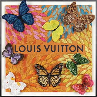 Louis Vuitton Floral Petals 12"x12" - Stephen Wilson Studio