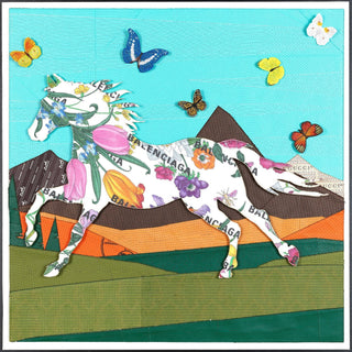 Painted Horse 26 x 26 - Stephen Wilson Studio