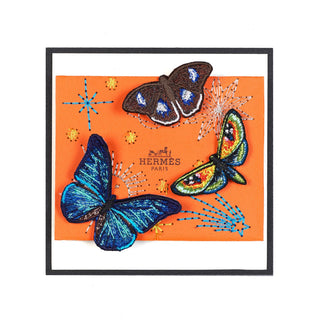 Petite Butterfly Swarm 5"x5" - Stephen Wilson Studio