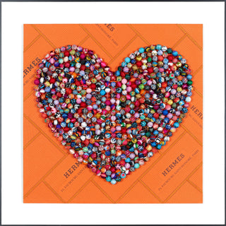 Pom Pom Heart 26" x 26" - Stephen Wilson Studio
