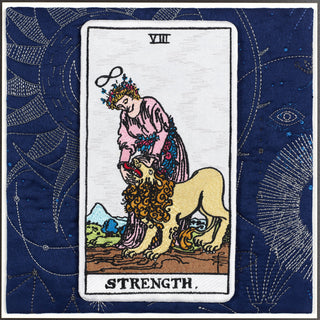 Strength Tarot Card 12" x 12" - Stephen Wilson Studio