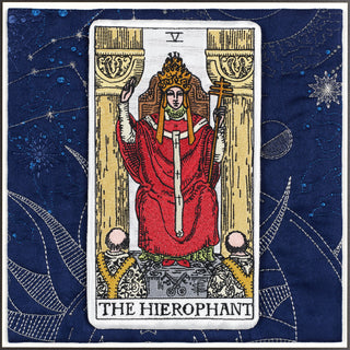 The Hierophant Tarot Card 12" x 12" - Stephen Wilson Studio