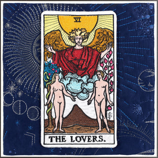 The Lovers Tarot Card 12" x 12" - Stephen Wilson Studio