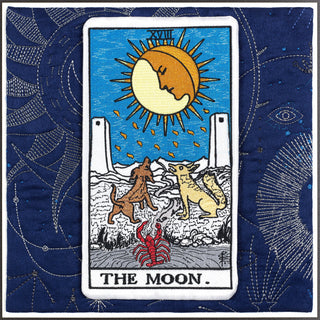 The Moon Tarot Card 12" x 12" - Stephen Wilson Studio