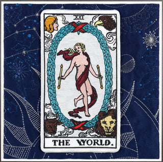 The World Tarot Card 12" x 12" - Stephen Wilson Studio